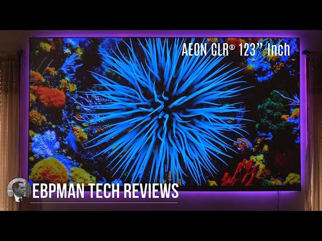 EBPMan Reviews the Elite Screens Aeon CLR® Series 123 inch 𝐀𝐋𝐑/𝐂𝐋𝐑 𝐏𝐫𝐨𝐣𝐞𝐜𝐭𝐨𝐫 𝐒𝐜𝐫𝐞𝐞𝐧