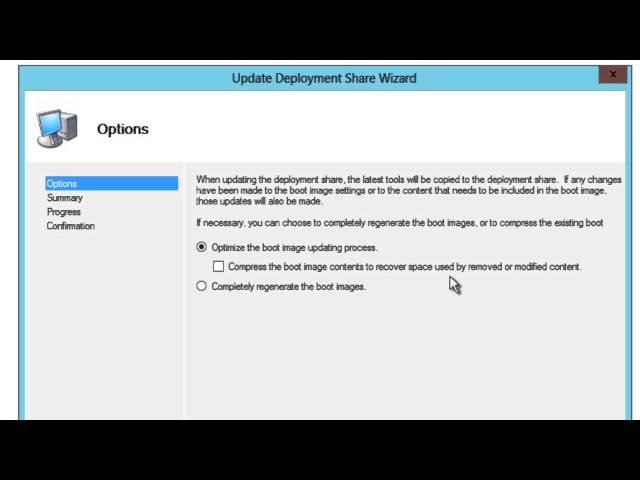 MDT 2013 - Updating Deployment Share