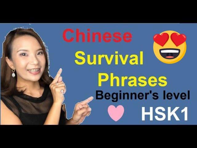 Chinese Survival Phrases! (HSK1 Phrases | SMART Mandarin)