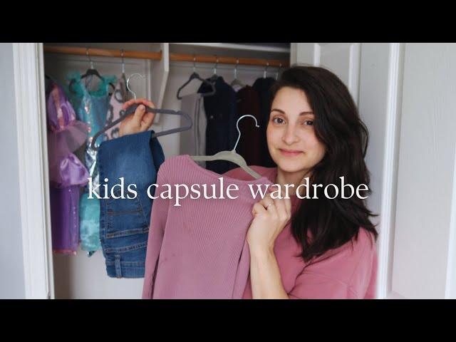 Kids Capsule Wardrobe | Decluttering my kids clothes