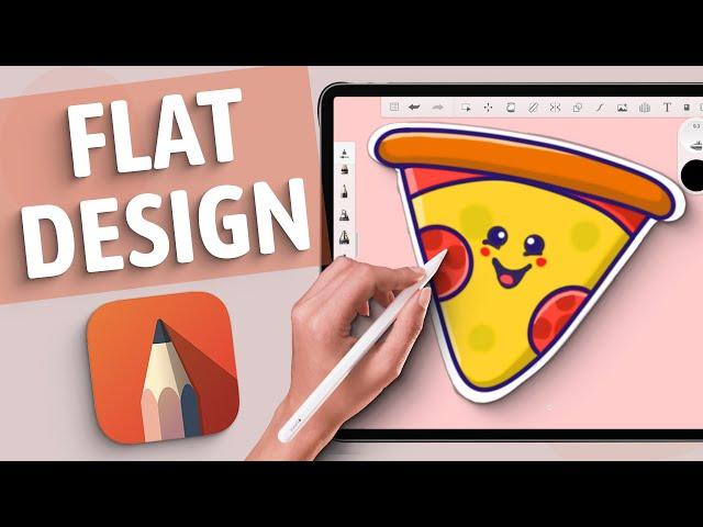 Clean Flat Design In Autodesk Sketchbook | Tutorial For Beginners