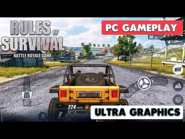 RULES OF SURVIVAL - PC GAMEPLAY ( ULTRA GRAPHICS )