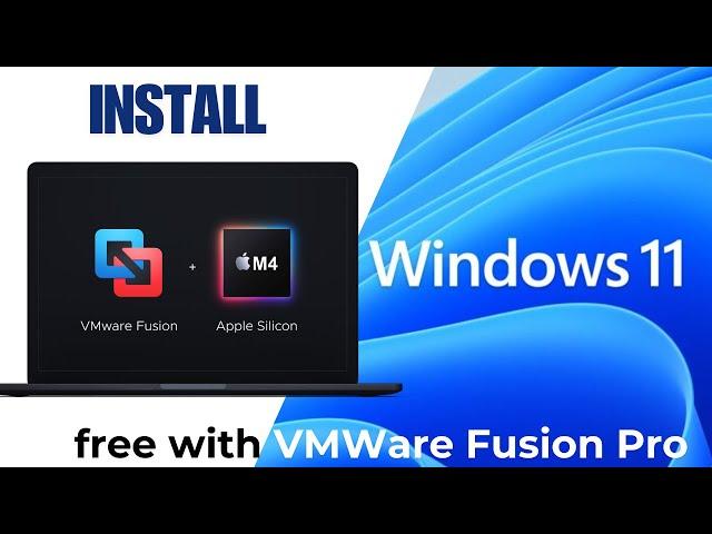 Install Windows 11 using VMWare Fusion Free on Mac Mini M4 (works on other M4 devices & M1, M2, M3)