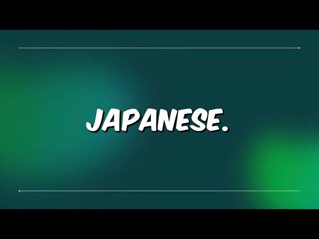 Japanese Sex - How to Pronounce Sex in Japanese