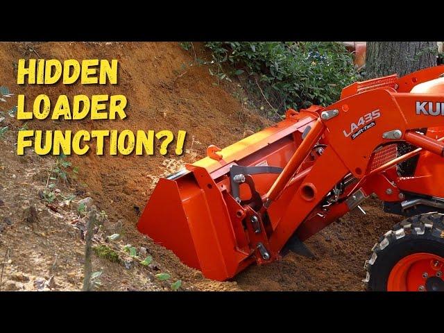 Hidden Front End Loader Function? Tractor tips and tricks. Kubota B2601. MCG video #29