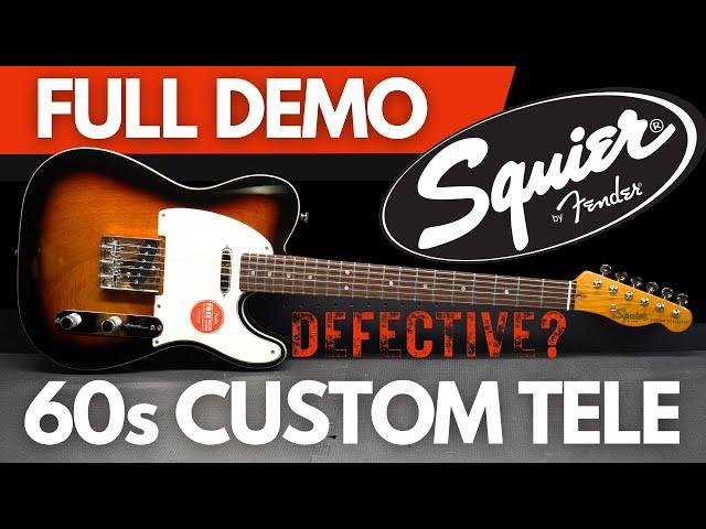 Squier CLASSIC VIBE 60s CUSTOM TELECASTER (Full Demo)