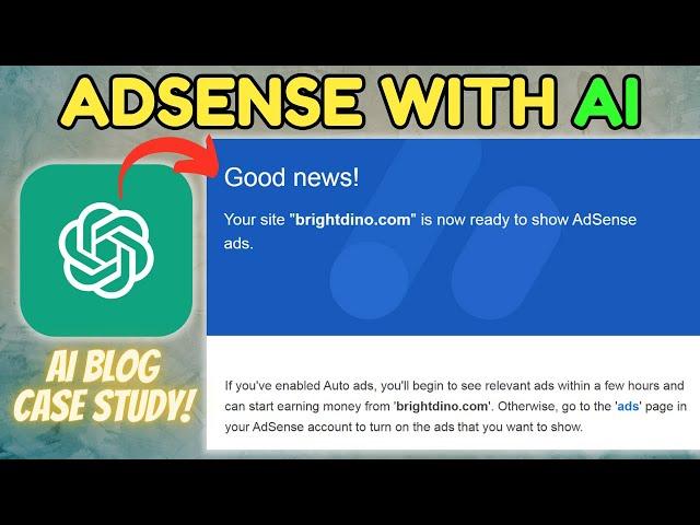 My AI Blog Gets Google AdSense Approval (100% AI Content)