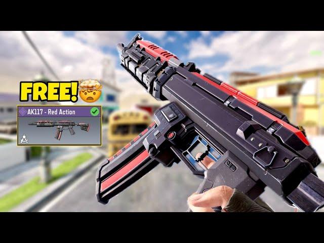 FREE AK117 - Red Action with Clean Ironsights