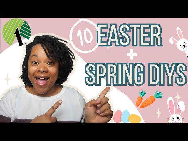 10 High End FARMHOUSE SPRING + EASTER DECOR DIYs | Dollar Tree DIYs to create in 2024