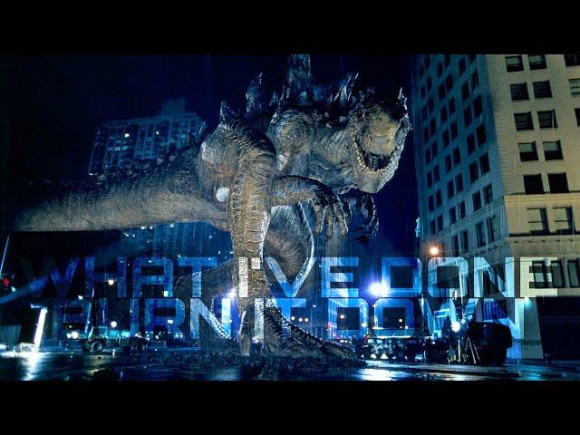 Godzilla 1998 - What I've Done / Burn It Down (Music Video)