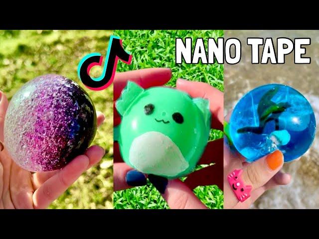 DIY NANO TAPE BUBBLE & NANO TAPE IDEAS with ORBEEZ! 🫧 How to Make a Nano Tape Squishy Compilation