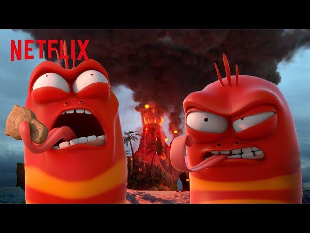 Red's Angriest Moments  The Larva Island Movie | Netflix After School