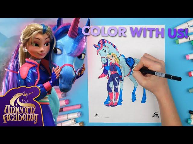 Unicorn Academy Coloring for Kids! | Activities for Kids