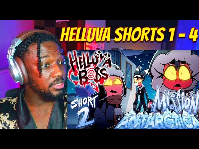 HELLUVA BOSS - HELLUVA SHORTS: 1-4 | REACTION!