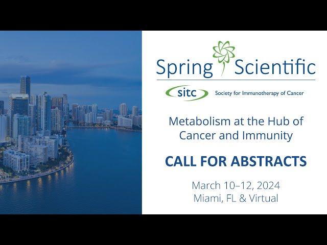 2024 SITC Spring Scientific - Call for Abstracts