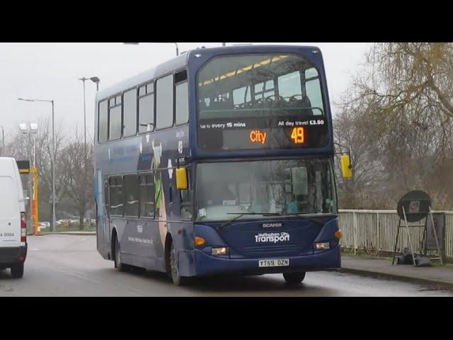 Nottingham City Transport Route 49 on its first day of service