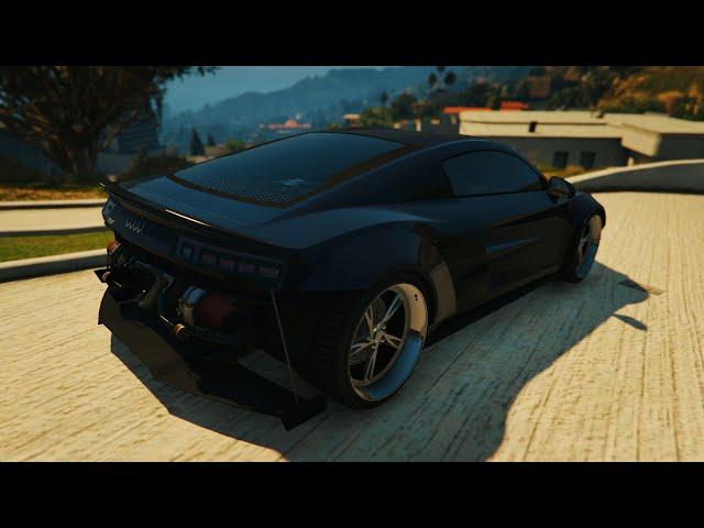 GTA5NEW️TWIN TURBO️WIDEBODY 10F SHEEPY AUDI R8 V10