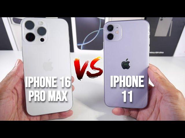 iPhone 11 VS iPhone 16 Pro Max Comparison! (Camera Test, PUBG & Display & Speed)