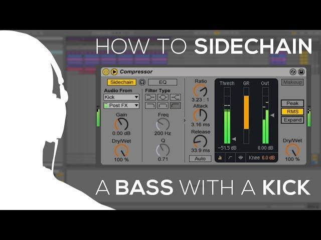 How to sidechain bass with kick in Ableton Live