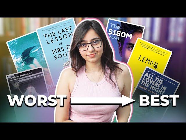 WORST to BEST books I've read in 2023| Helly's book recommendations