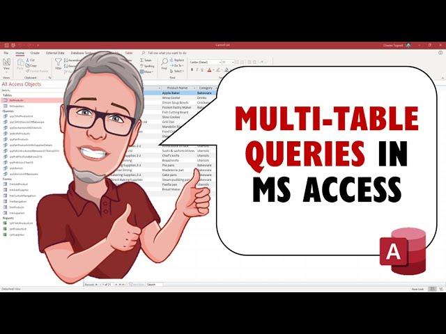 Create a Multiple Table Query in MS Access | | The Introduction to MS Access Course