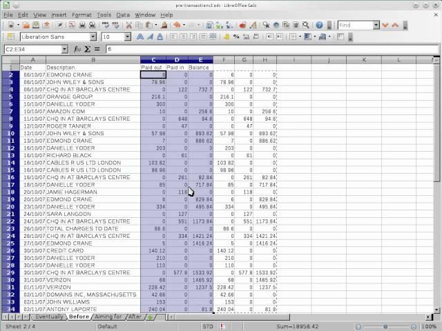 Libreoffice Calc -- replacing blank cells with zeros