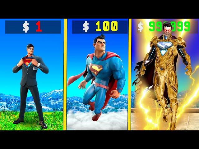 $1 SUPERMAN to $1,000,000,000 SUPERMAN in GTA 5