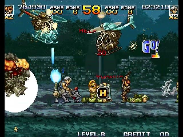 [TAS] Arcade Metal Slug 4 "2 players" by zk547 in 14:32.15