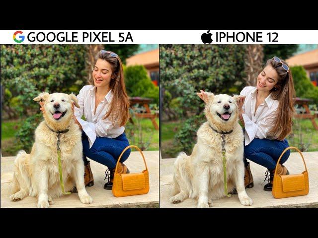 Google Pixel 5a vs iPhone 12 Camera Test