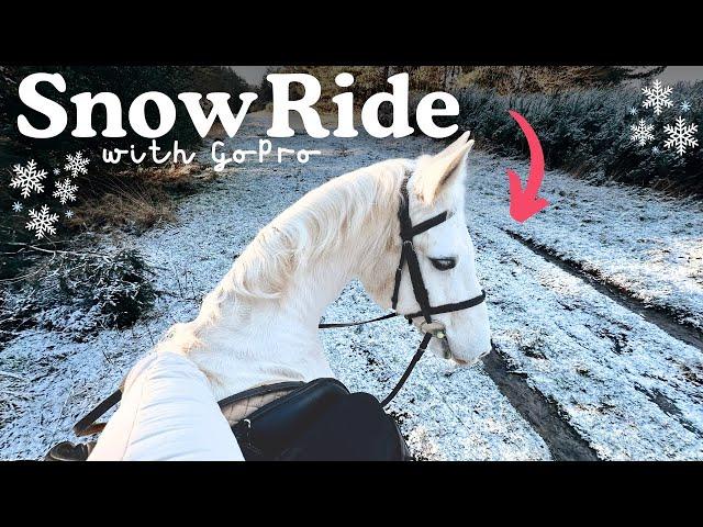 SNOW GO-PRO RIDE WITH ME, POV | This Esme