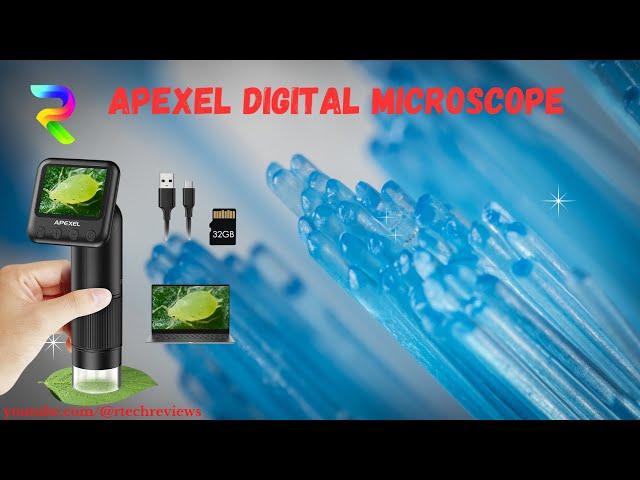 Apexel Digital Microscope does 800X and is Super Compact #apexel #microscope #digitalmicroscope