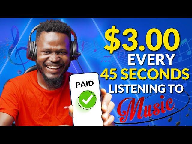 Earn $3 Every 45 Seconds Just Listening To Music on This Website | Make Money Online 2023