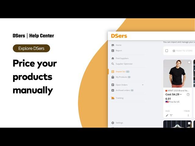 Explore DSers - Price your products manually - DSers