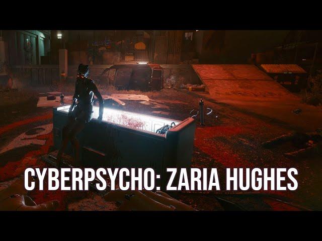 Cyberpsycho Sighting: Bloody Ritual - Cyberpunk 2077 - How to defeat Zaria Hughes