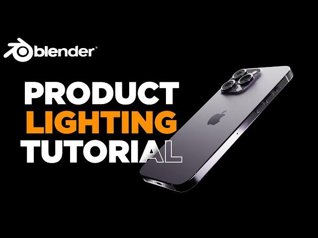 Product Lighting Tutorial in Blender - Rim Light, Gradient Light in Blender 3D