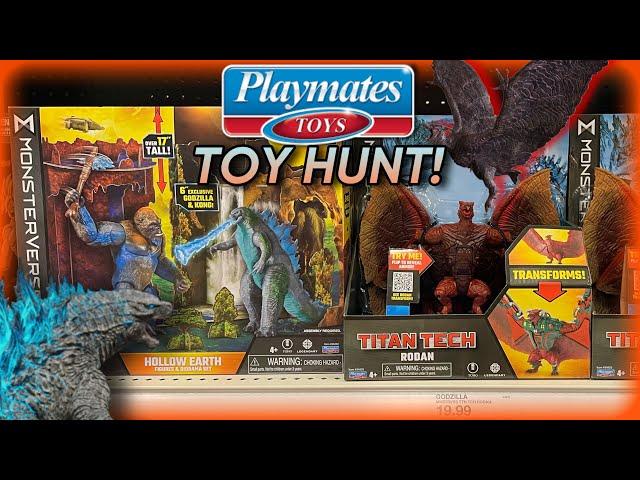 NEW Playmates GODZILLA Vs. KONG Hallow Earth Toy Set & Titan Tech Rodan (2019) FOUND!