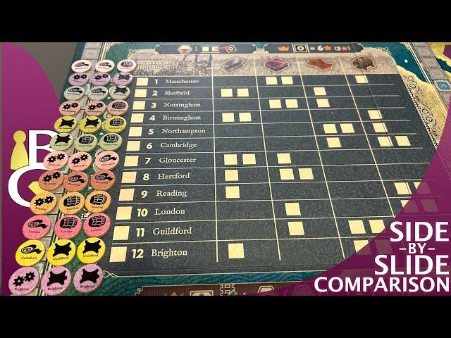 Stephenson's Rocket — Side-by-Slide Board Game Comparison 