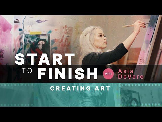 Beautiful Mixed Media Painting Tutorial (Incredible Painting Skills)