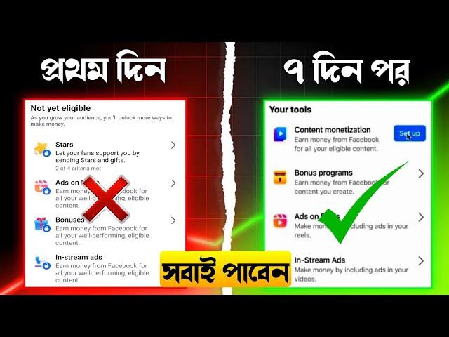 কিভাবে কনটেন্ট মনিটাইজেশন পাবেন? How to Get Content Monetization on Facebook | Facebook Monetization