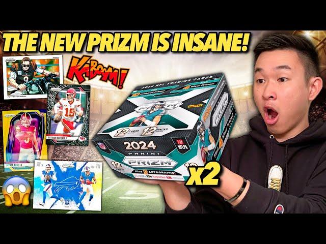 ONE OF THE BEST OPENINGS EVER (INSANE PULLS)!  2024 Panini Prizm Football FOTL Hobby Box Review x2