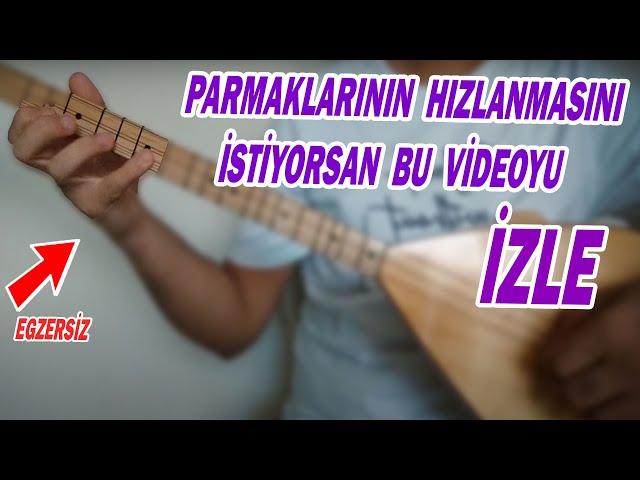 Parmak Hızlandıran Ve Uçuran Bağlama Egzersizi - 49