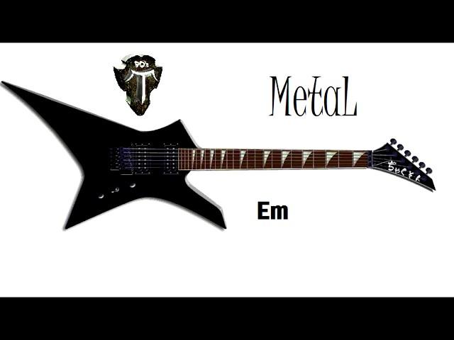 Em only Heavy Metal Guitar Loop Backing Track E minor only