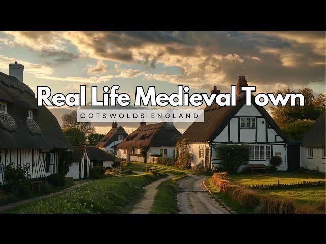 Villages in England Still living in Medieval Time Cotswolds Walking Tour 4K