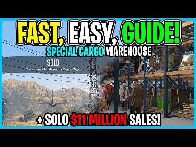 *EASY* SPECIAL CARGO WAREHOUSE GUIDE APRIL 2024! (How To Make Millions Solo In GTA 5 Online)