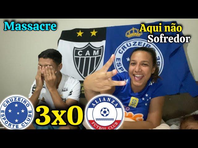 React ATLETICANO | CRUZEIRO 3x0 ALIANZA Copa Sul Americana | Cruzeiro segue vivo na competição