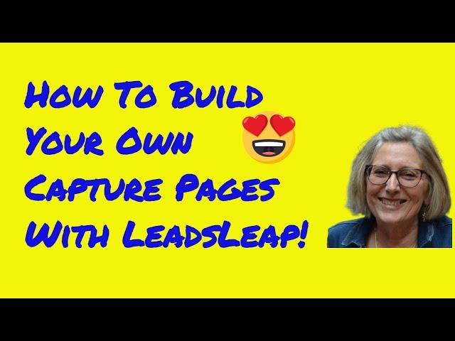 LeadsLeap PageBuilder. Easily Make Splash Pages, Capture Pages,  or Bridge Pages For Free!