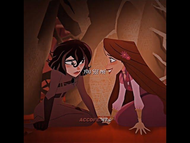 Rapunzel and Cassandra - After Dark #EDIT #tangled #tangledtheseries #disney