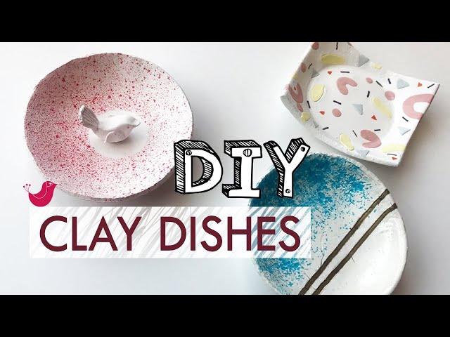 Air Dry Clay Trinket Tray | Dishes