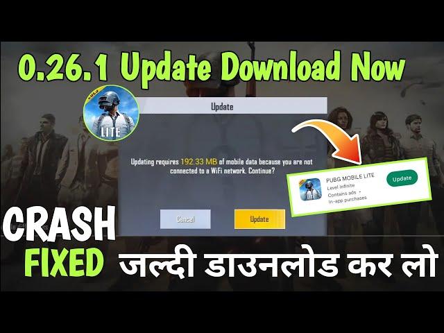 Pubg Mobile Lite New Update || Pubg Mobile Lite 0.26.1 Update