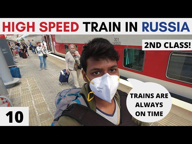 Using High Speed Double Decker Train from Moscow to Kazan - Russia (EP 10)